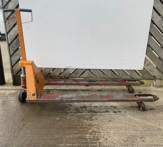 BT PALLET TRUCK TWIN WHEEL 2000KG 68cm WIDE X 252cm LONG FORKS