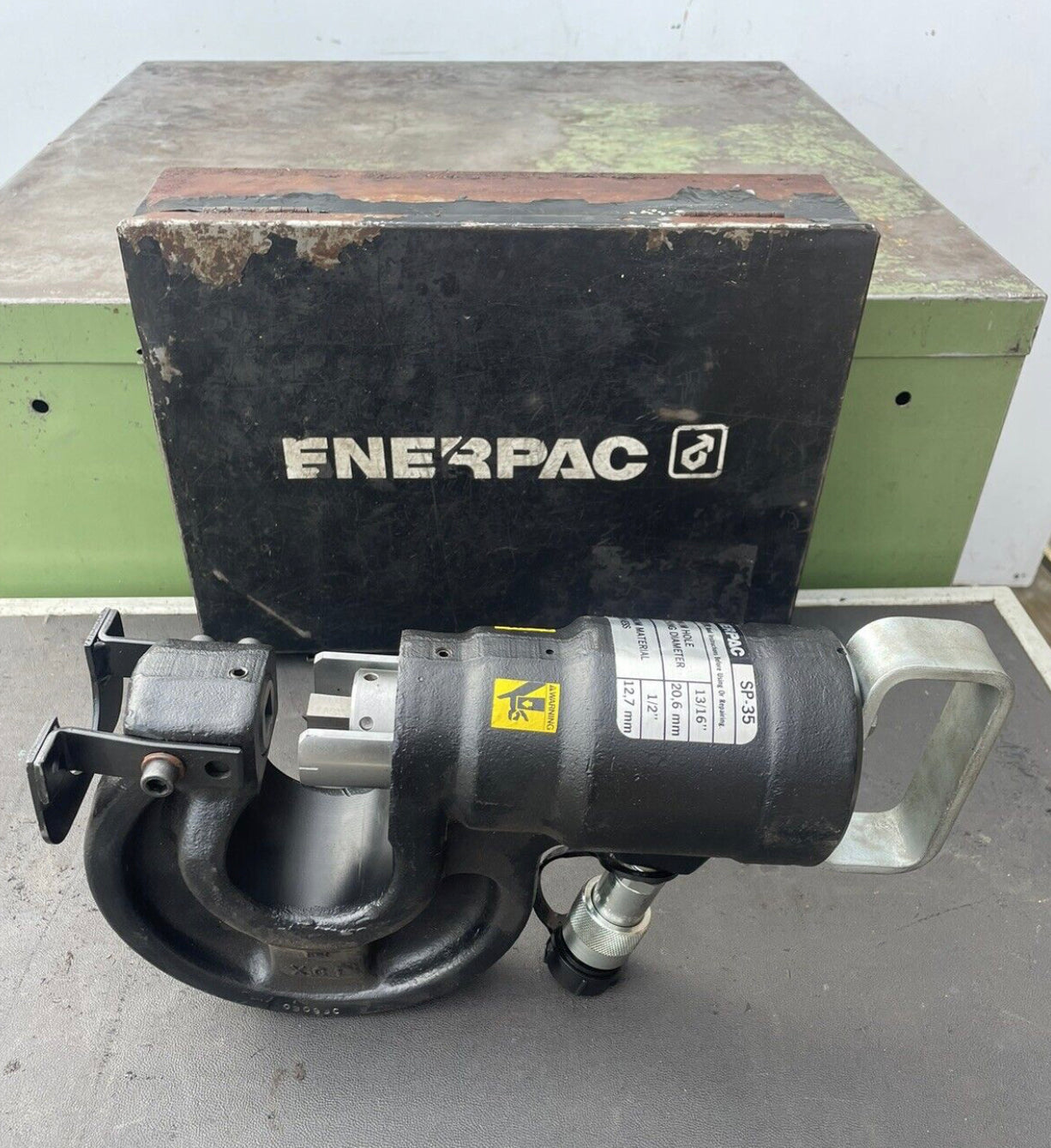 ENERPAC SP-35 Hydraulic Hole Punching Tool Puncher Iron Metal Copper Plate