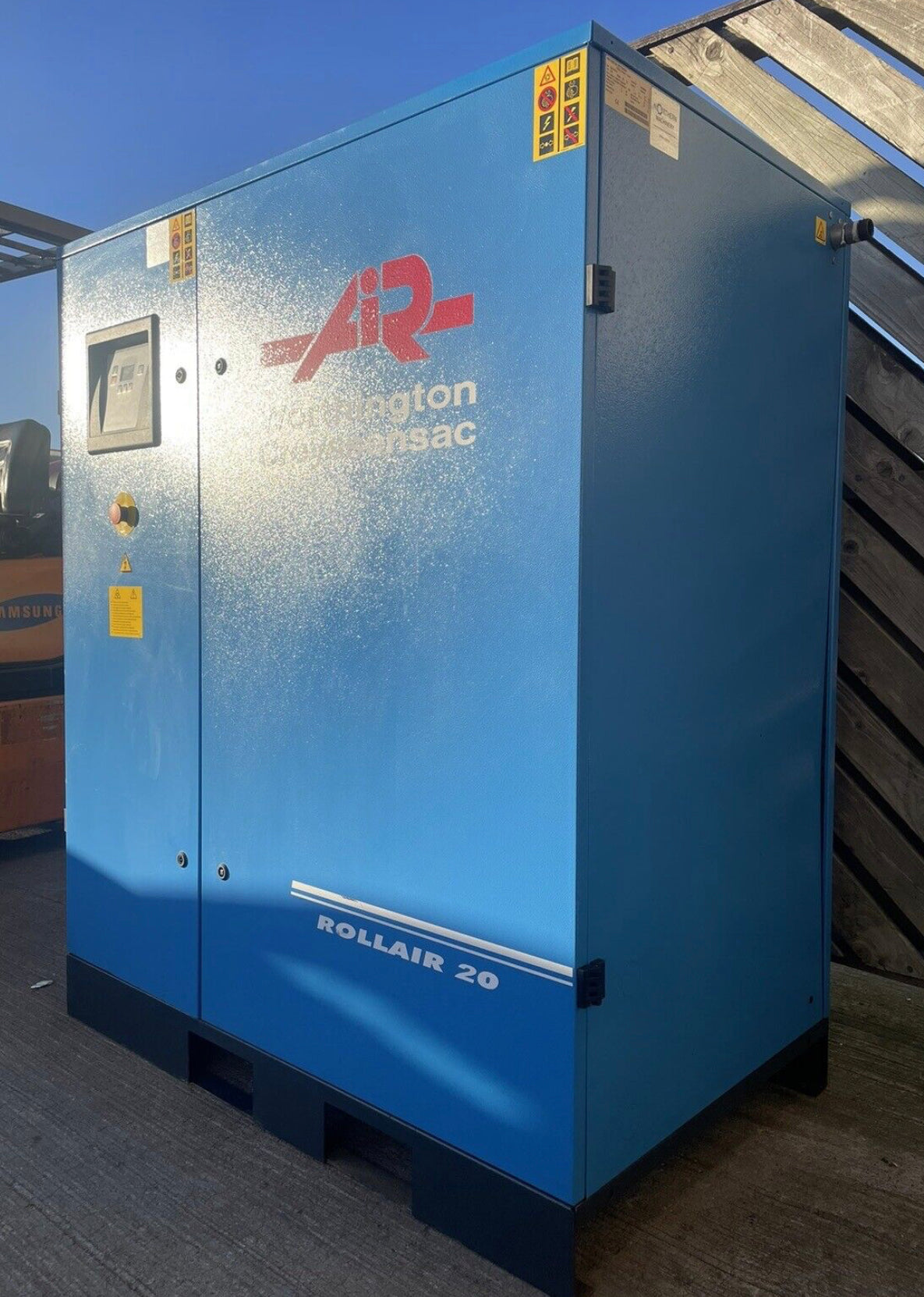 Worthington Creyssensac Rollair 20 screw compressor 20 HP-95CFM Atlas Copco HPC