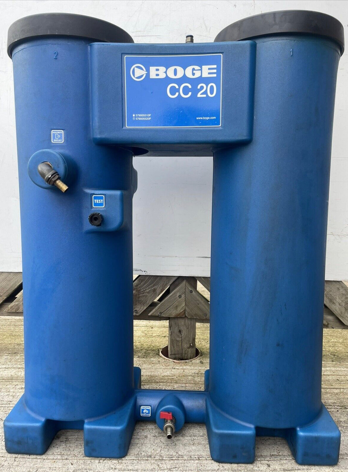 BOGE CC 20 Air Compressor OIL/Water Separator Atlas - Copco - Beco Owamat