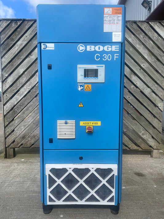 Screw Compressor Boge C30 F - LOW HOURS - Very Clean - Workshop Engineering