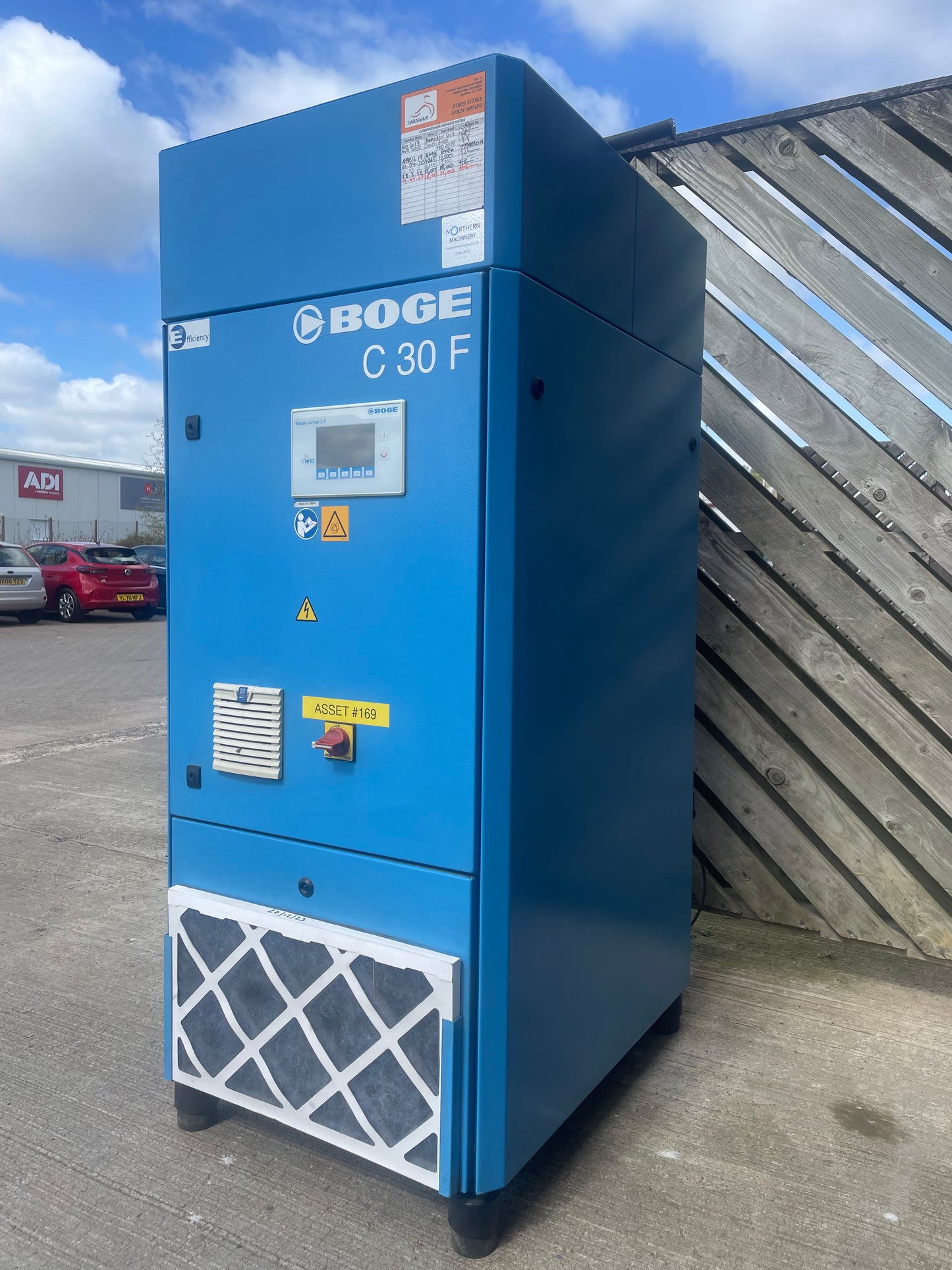 Screw Compressor Boge C30 F - LOW HOURS - Very Clean - Workshop Engineering