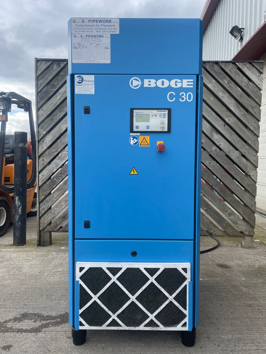 Screw Compressor Boge C30 - LOW HOURS  Very Clean