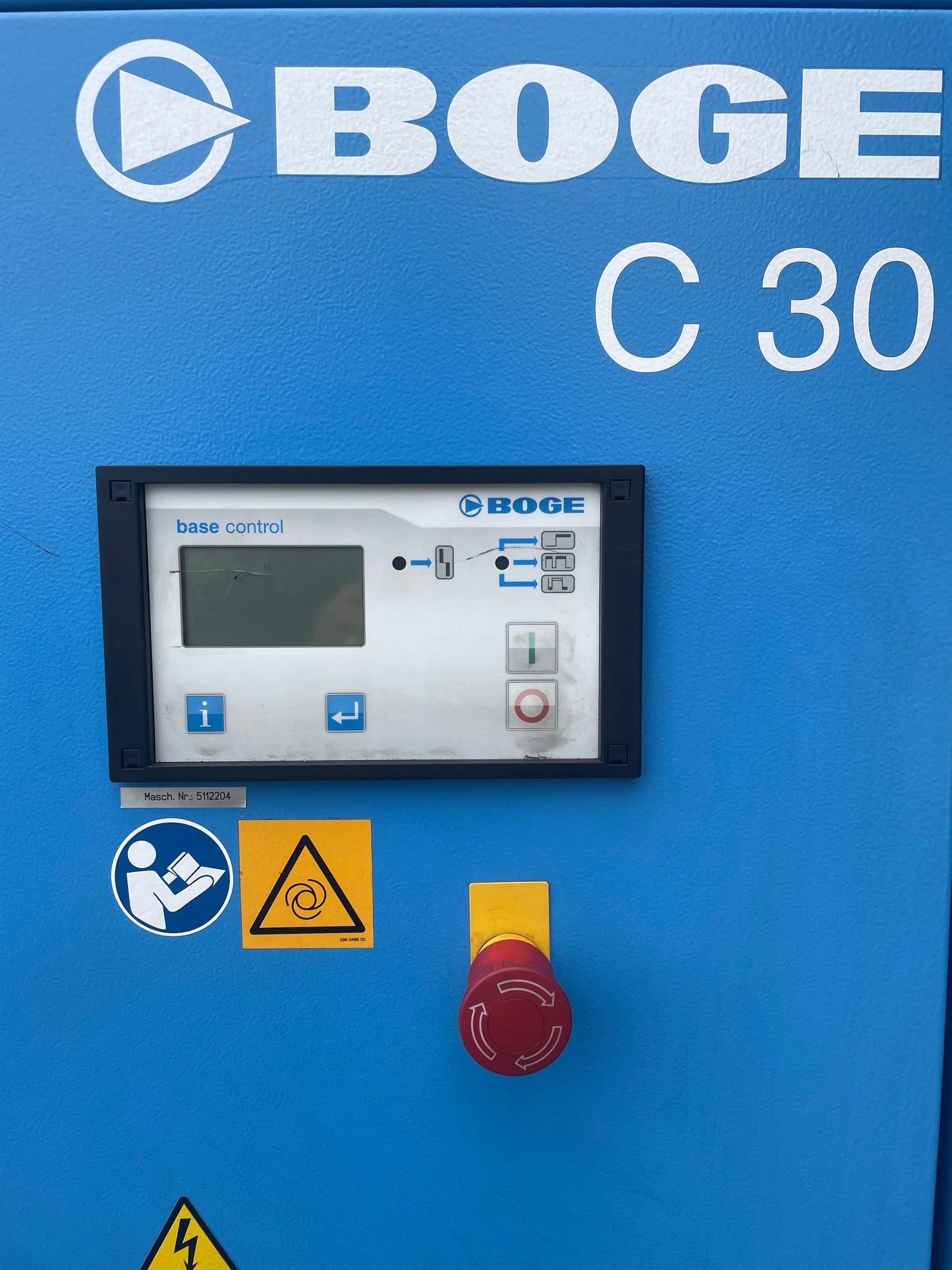 Screw Compressor Boge C30 - LOW HOURS  Very Clean