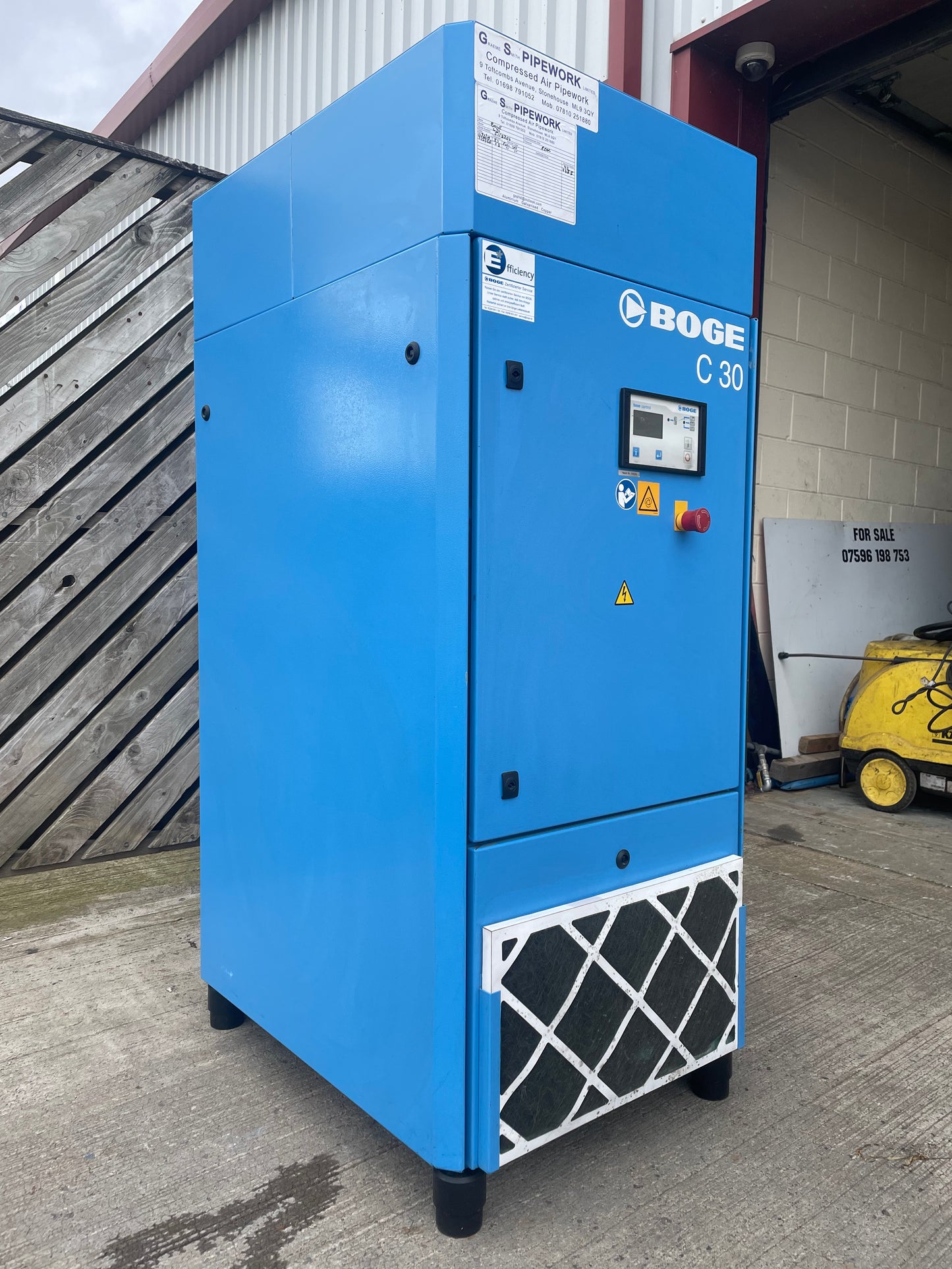 Screw Compressor Boge C30 - LOW HOURS  Very Clean