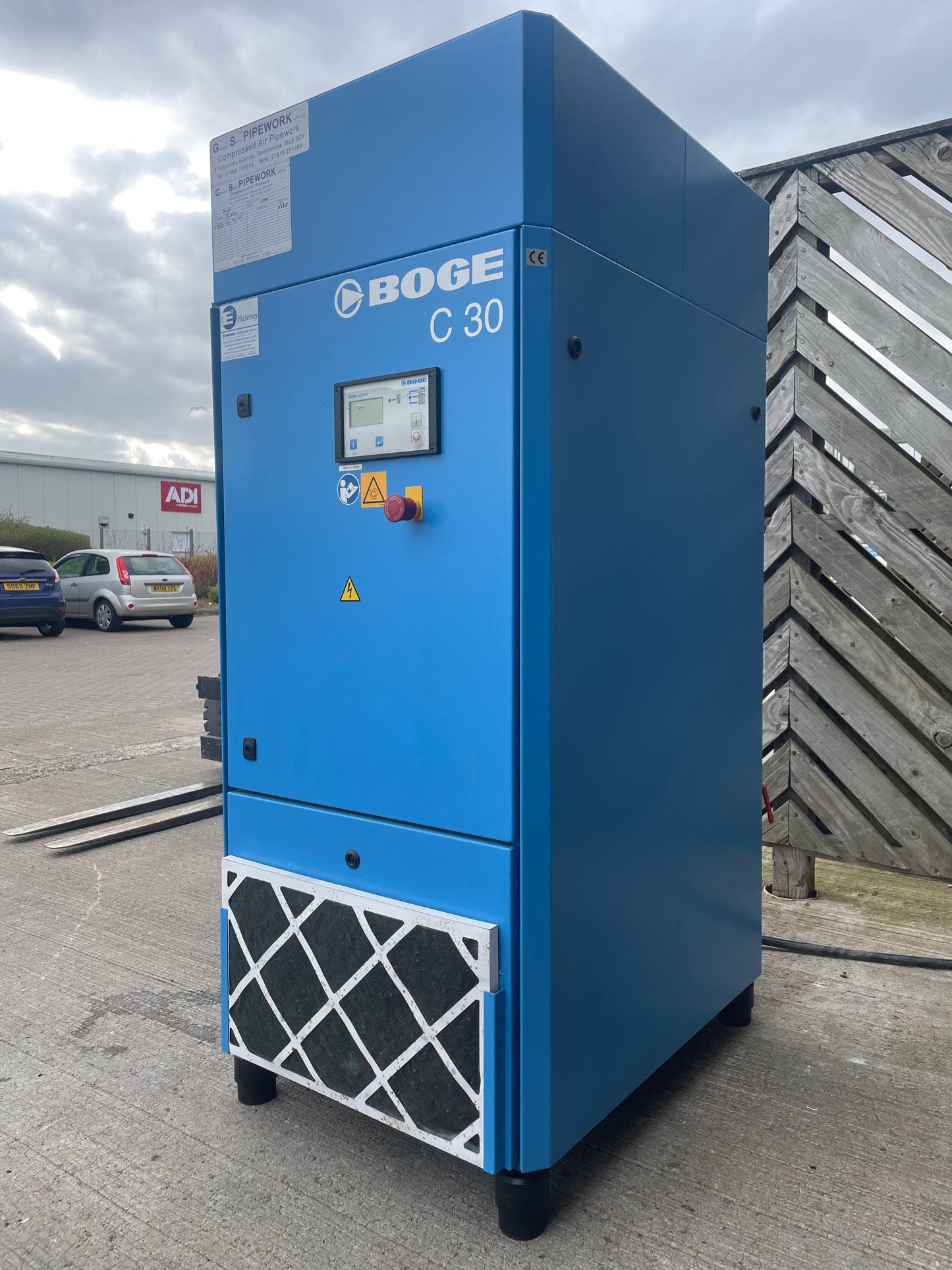 Screw Compressor Boge C30 - LOW HOURS  Very Clean