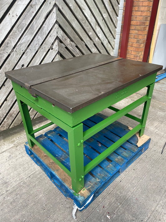 Engineers Cast Iron Surface Plate Setting Out Table