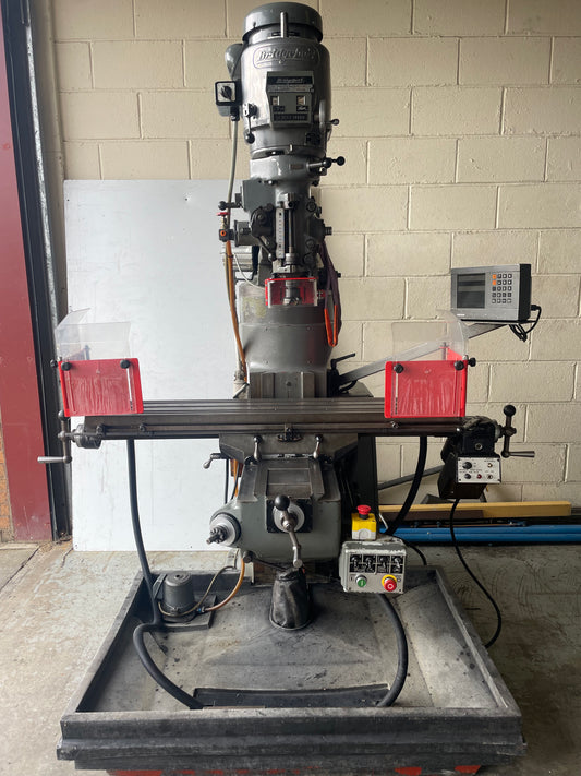 Bridgeport Milling Machine Vari speed head, 48" table. LOTS OF EXTRAS