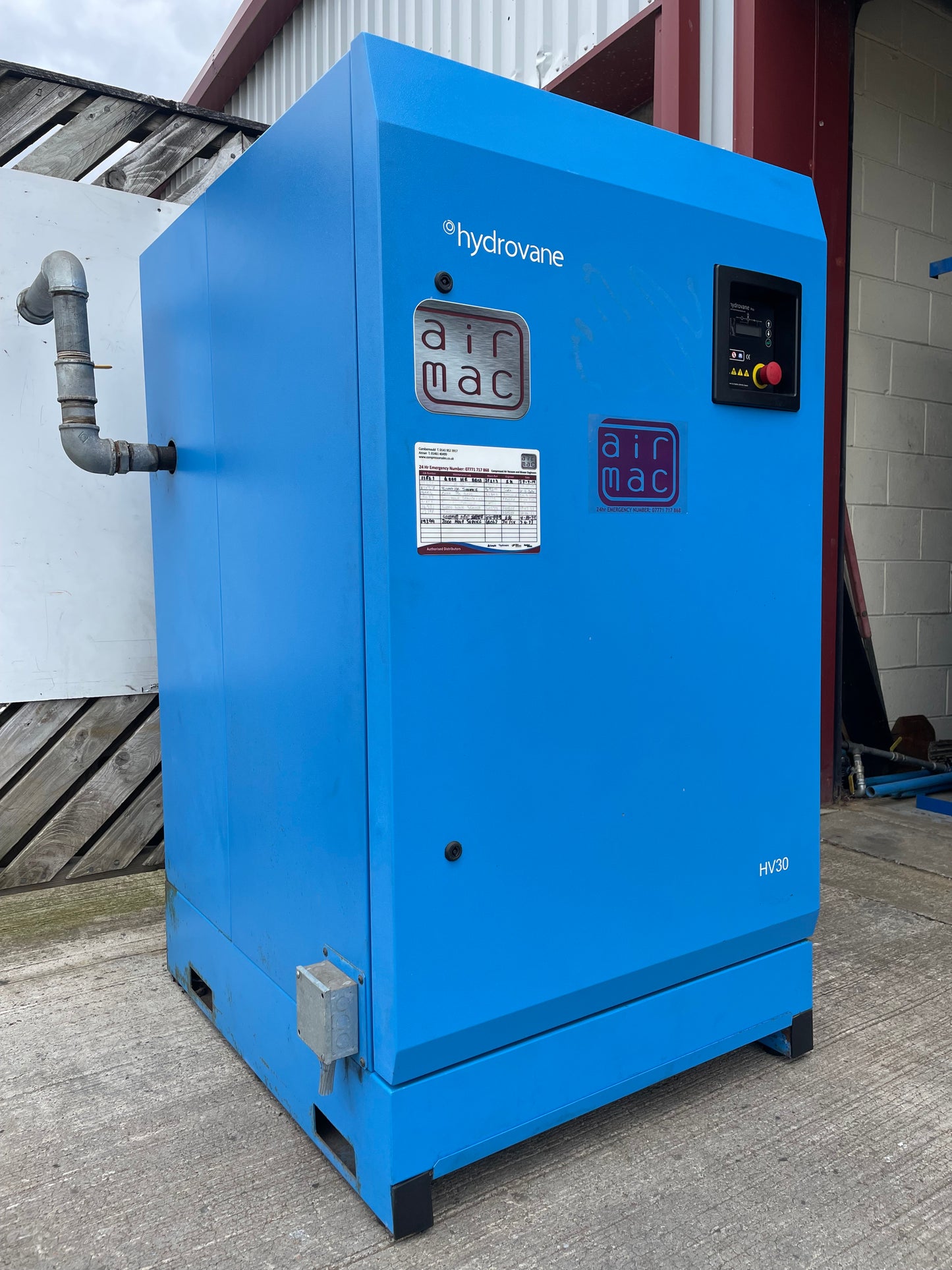 Hydrovane HV30 air compressor HYDROVANE PRO 30KW 176cfm