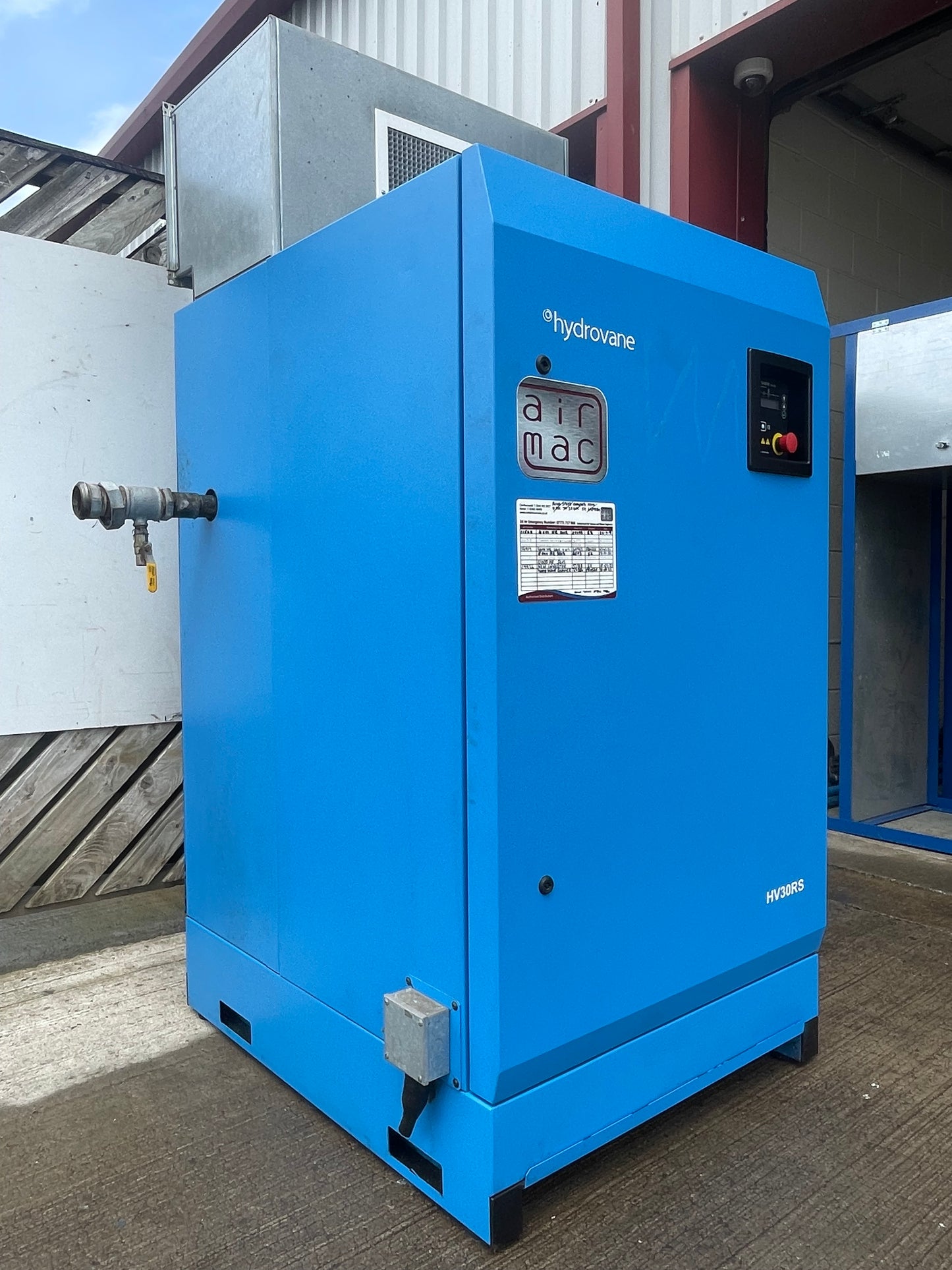 Hydrovane HV30RS – Regulated Speed Rotary Vane Compressor 189cfm