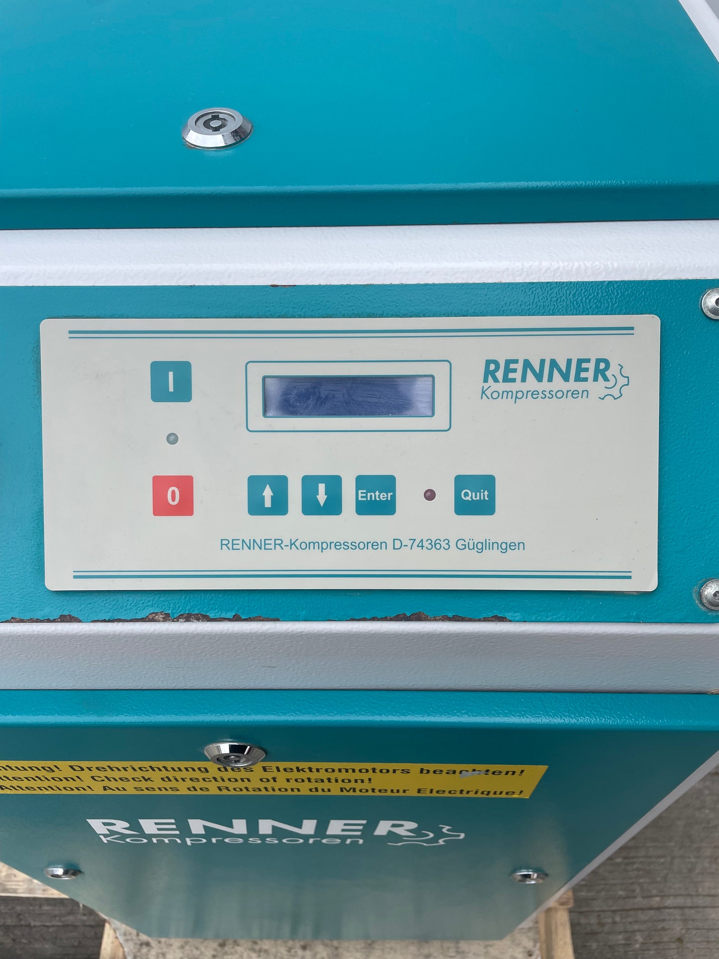 RENNER RS-PRO 7.5 Rotary Screw Compressor 7.5 Kw -2017 Model - Very Low Hours